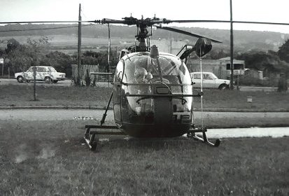 Alouette 2 F-ZBAF Protection civile venu de la Base Issy-les Moulineaux à (…)