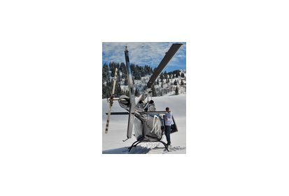 Le Bell 206, idéal en formation Montagne - Photo © Patrick Gisle