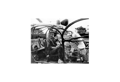 Michel DURAND aux commandes de l'Alouette II de la Protection civile (…)