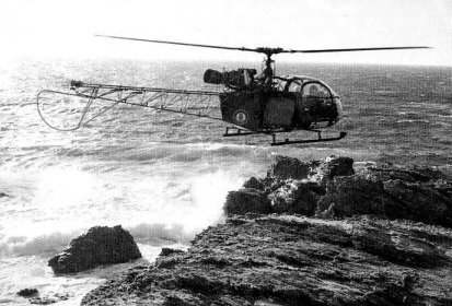 L'Alouette 2 F-ZBBB des Douanes Françaises après Juin 1963 - Photo (…)