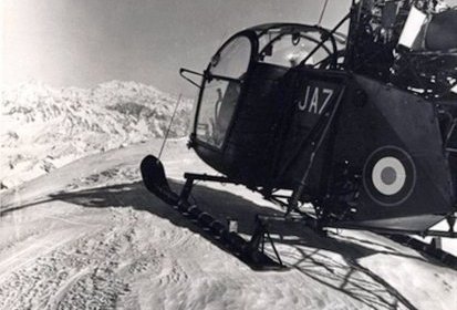 Alouette F-MJAZ Gendarmerie, avec aux commandes le lieutenant Didier (...)