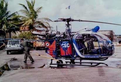 Alouette 2 F-MCSC Gendarmerie Guadeloupe - Photo DR collection D. (...)