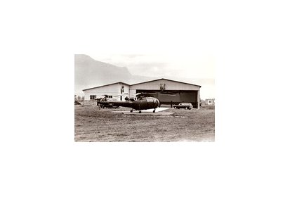 Inauguration de la Base Jean Mermoz en mai 1962 - Arrivée de l'Alouette (…)
