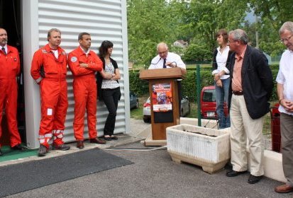 Cérémonie de l'inauguration avec le discours de Jacques Lissajoux - Photo (...)