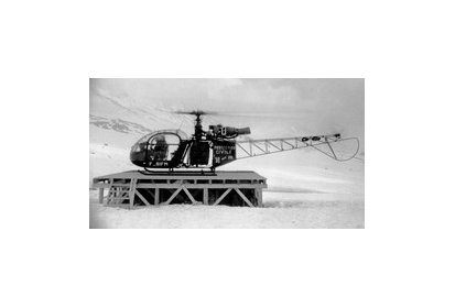 L'Alouette II F-BIFM Protection civile de Grenoble juillet 1958 - Photo (…)