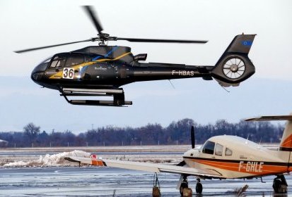 L'EC 130 B4 F-HBAS d'Azur Hélicoptères piloté par Nicolas Dotto - (...)