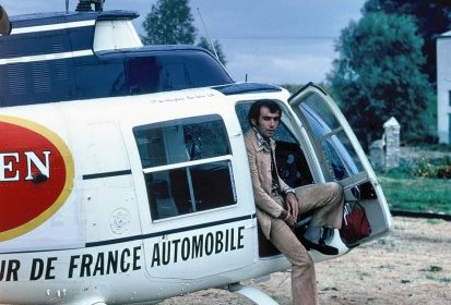 Claude Fourcade sur Bell 206 Jet Ranger F-BSTQ à Magny-Cours en 1971 - Photo (...)