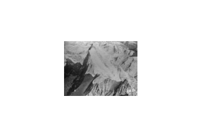 Les Grandes Jorasses en 1971 - Photo INA