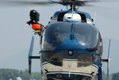 L'EC 145 JBH du DAG se pose pour un refuel