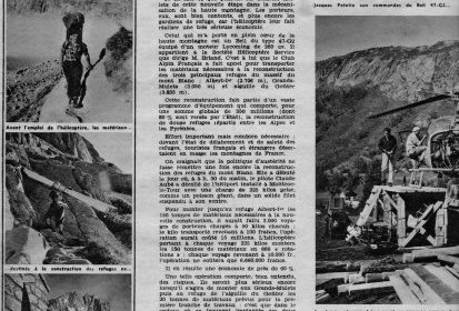 Page gauche de l'article du journal ci-dessus - Photo DR