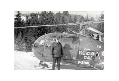 L'Alouette III F-ZBAL de la Protection civile Base de Grenoble-Eybens (…)