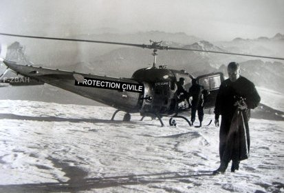 Bell 47 J3 n°2006 F-ZBAH Protection civile - Photo DR