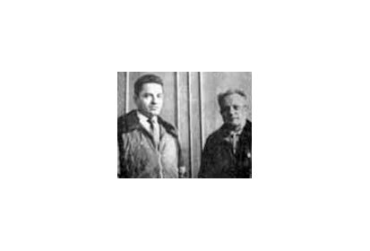 Équipage Jacques DUMAS, pilote et M. Massé, mécanicien en août 1958 - Photo DR