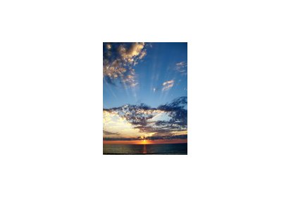 Coucher de soleil sur Lacanau-océan - Photo Francis Delafosse