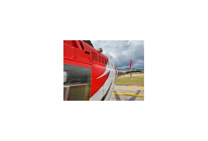 Vue arrière du Bell 206B - © Patrick GISLE