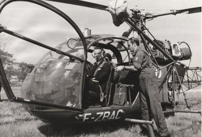 Alouette 2 F-ZBAC Protection civile avec Albin Chalandon LACANAU, le 5 août (…)