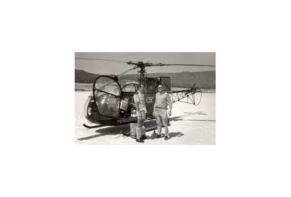 A Djibouti avec l'Alouette 2 - Photo Collection JMP