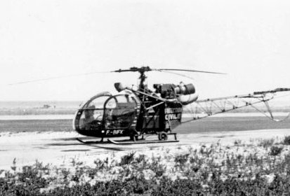 Alouette 2 F-BIFY Protection civile, équipée du treuil de 25 m (bâché) (…)