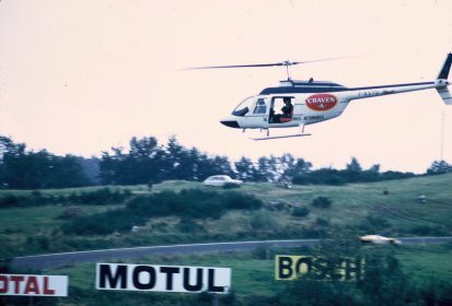 Bell 206 Jet Ranger F-BSTQ en 1971 Magny-Cours - Photo collection (...)