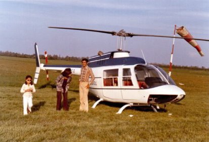 Claude Fourcade - Bell 206A F-BSTQ Heli-Adel à Deauville en Mai 1971 - Photo (…)