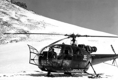 Première Alouette III F-MJBE n°1097 "Marie-Ange" de la Gendarmerie (...)