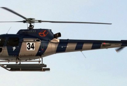 L'AS 350 B2 F-HMEG de Aviaxess, piloté par Olivier Brechet - Photo © (...)