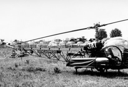 Bell 47 G2 F-MJAI Gendarmerie - Photo Ph. Delmas