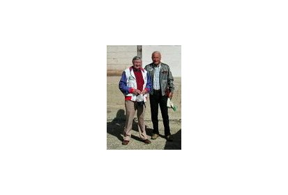 Claude Aubé en compagnie de Jean-Marie Potelle à bord du Safari - Photo © X (…)