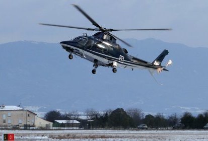 Cédric Bianchini en approche en 2nde rotation avec l'A109PW - Photo © (...)
