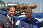 Le Colonel Leimbacher en compagnie de Didier Méraux - Photo collection JMP