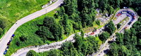 Entre Saint Girons et Bagnères, les vélos au fait ! - Photo © Azur Hélicoptère