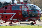 Cliquez pour agrandir - L'Alouette 3 Delta India sur la DZ d'Annecy, le 22 novembre 2006 - Photo © Christophe Gothié