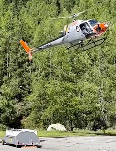 Le retour du H125 F-HLLJ après le vol panoramique de 30 minutes - Photo © DR
