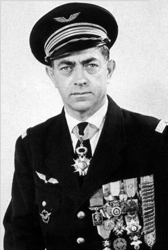 Henri Bartier en uniforme et décorations - Photo DR