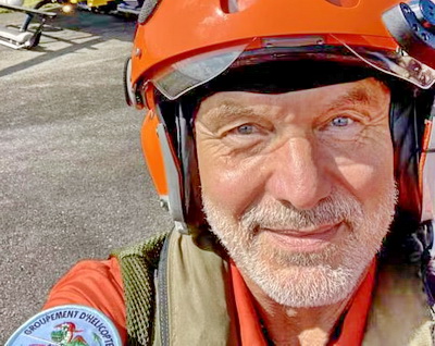 Marc Tripier, pilote de Dragon 06 pour la Sécurité civile - Photo DR Nice-Matin