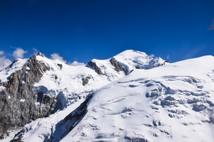 Une toute petite partie du massif du Mont-Blanc - Photo © Claire Gothié