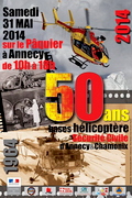 Cliquez pour agrandir l'affiche de la manifestation - La Base Sécurité civile d'Annecy-Chamonix fête ses 50 ans