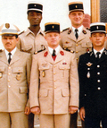 Ecole de Gendarmerie de MELUN 1987-1988 - Photo DR Collection D. LEIMBACHER
