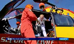 Débarquement de l'équipe de secours depuis l'EC 145 Dragon 64 piloté par Géry Bouchart - Photo France 3 Aquitaine