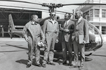 Jean-Marie Besse, Denis Prost, Jean Boulet et Rene Mouille après le record - Photo DR © Aérospatiale Droits réservés