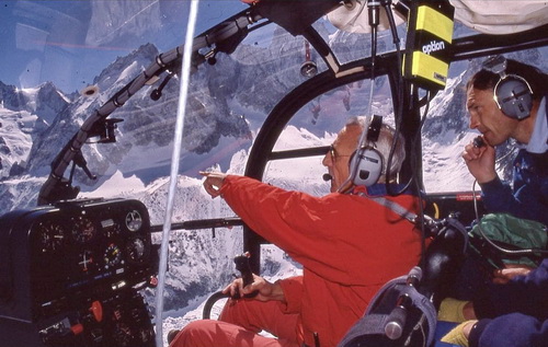 Alouette 3 SC avec René Romet et Christian Lamousse - Photo André Fatras