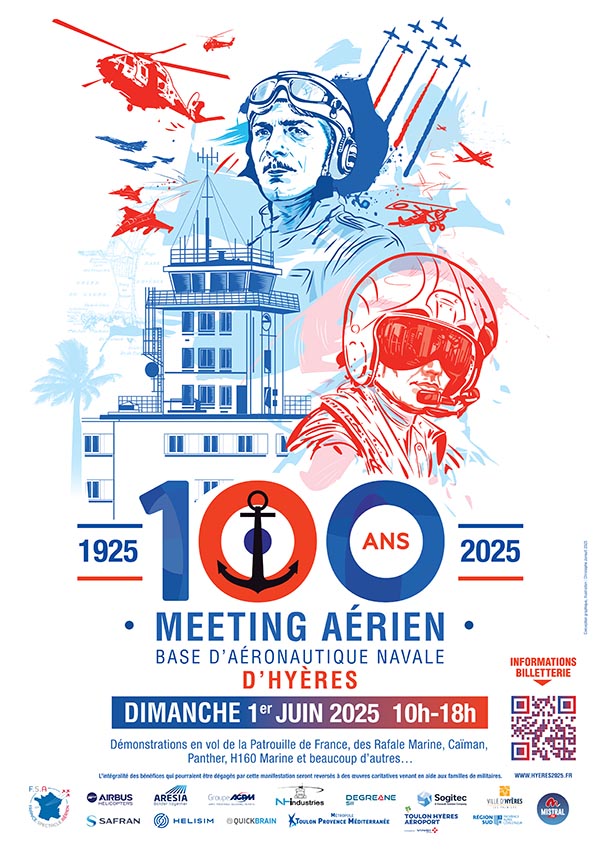 Affiche centenaire de la BAN de Hyères - Photo DR