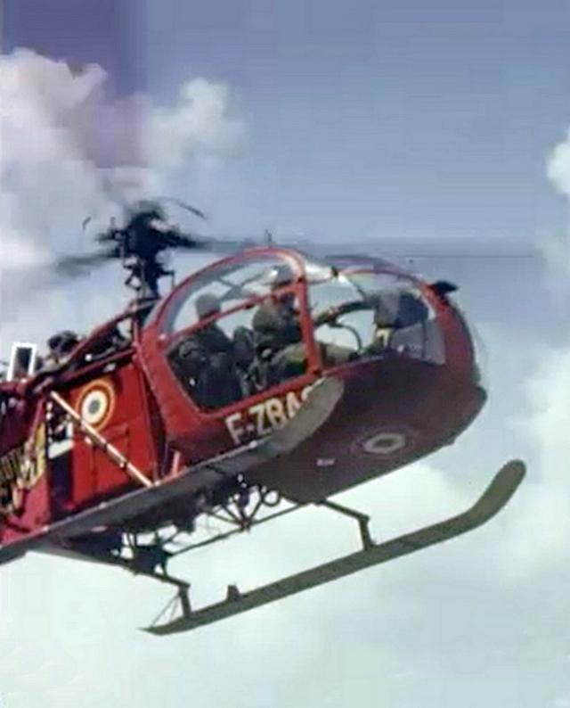 Alouette 2 F-ZBAC Protection civile équipée skis - Photo DR