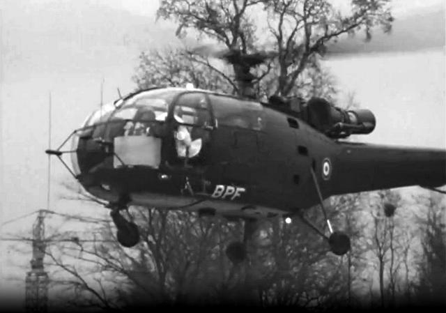 L'Alouette 3 BPF du Samu 31 en vol - Photo DR INA