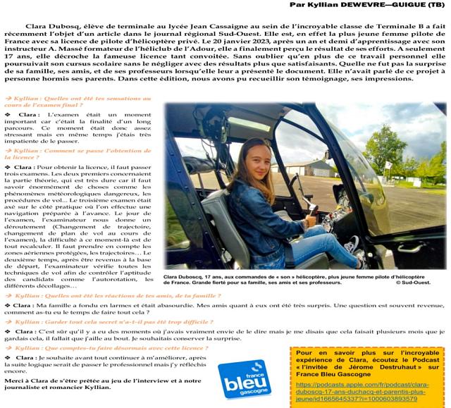 Article Calameo le P'tit Cassagne N°22 - Page 15