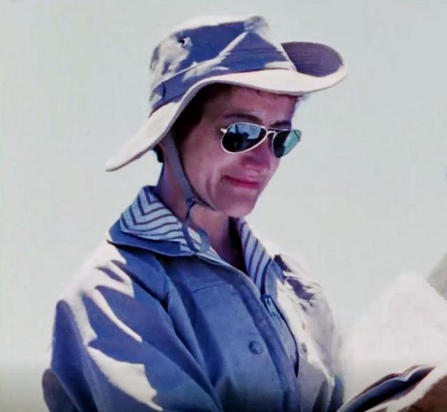 médecin-capitaine Valérie André avec la 10e DP dans le HODNA en Algérie - Photo DR Louis Gateau