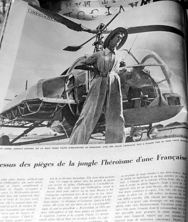 Valérie André en Indochine Paris-Match 16-23 mai 1953 (n° 217) - Photo DR Paris Match