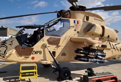 Tigre HAD : Missiles Air Sol « Hell Fire » - Photo © Patrick Gisle
