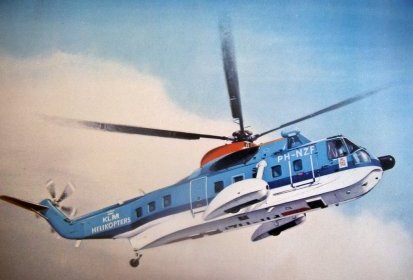 Pas de flottabilité de secours pour ce Sikorsky S 61 - Dessin collection (...)