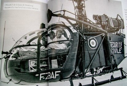 L'Alouette 2 F-ZBAF de la Sécurité civile en double-page - Photo DR - (...)